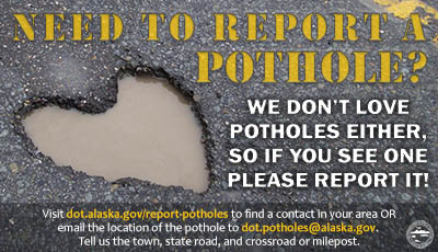 small infographic about potholes that opens a larger version